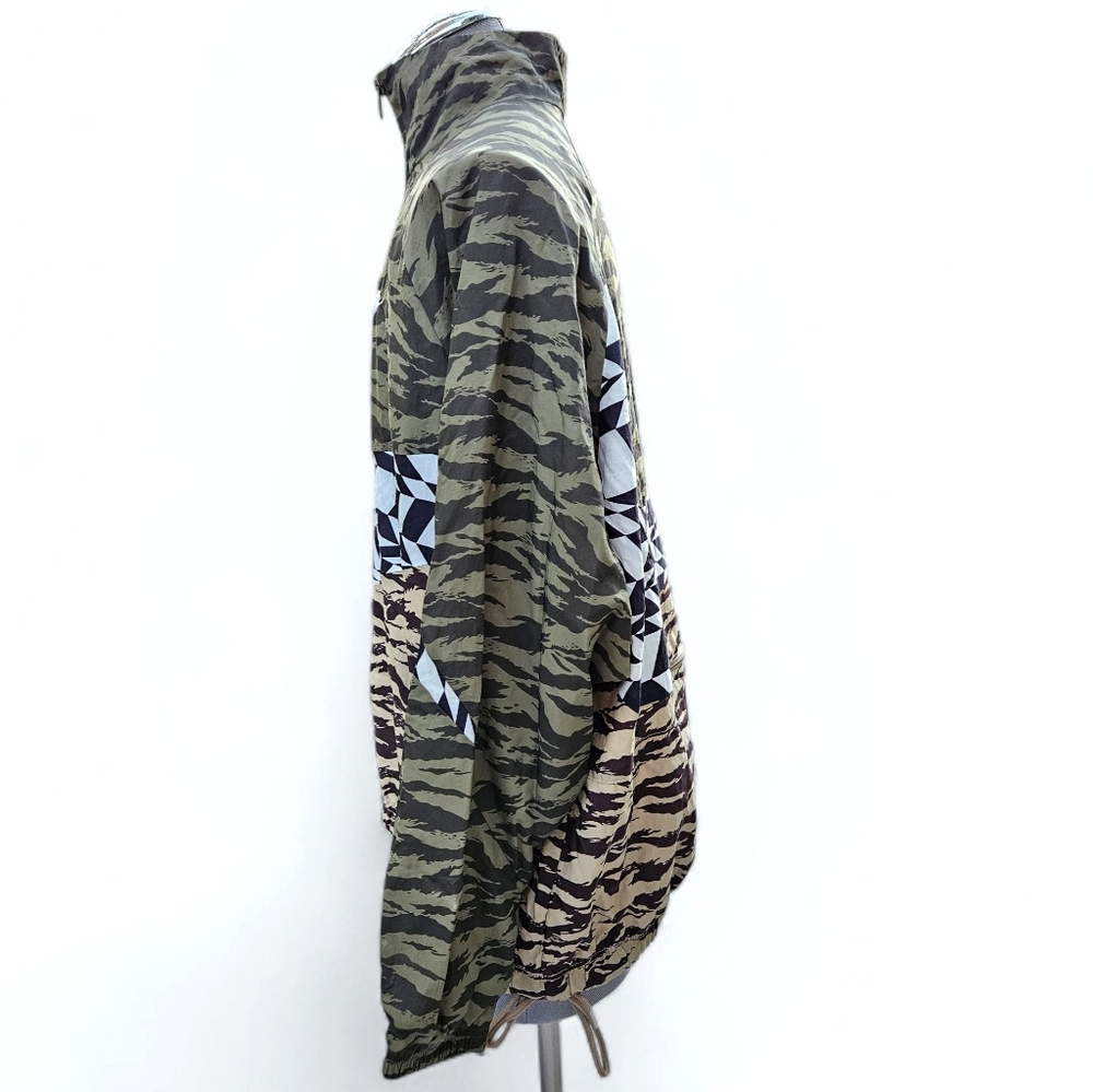 Nike | NSW AOP Vaporwave Swoosh Woven Half-Zip Jacket | Packable | Mens - Picture 8 of 16